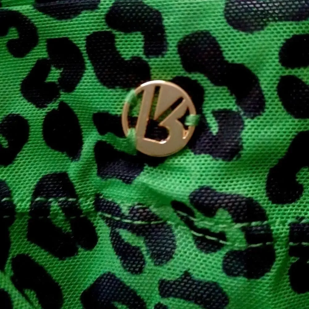 Buffbunny Sail Away Sarong Green Leopard Print M/L NWT - Picture 15 of 15